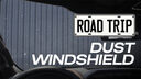 Road Trip: Staub auf der Windschutzscheibe