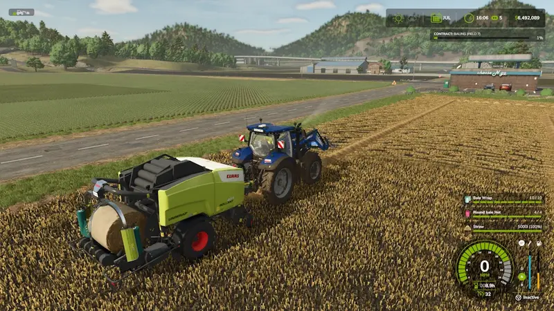 CLAAS ROLLANT 455 UNIWRAP Presse - Thumbnail 1