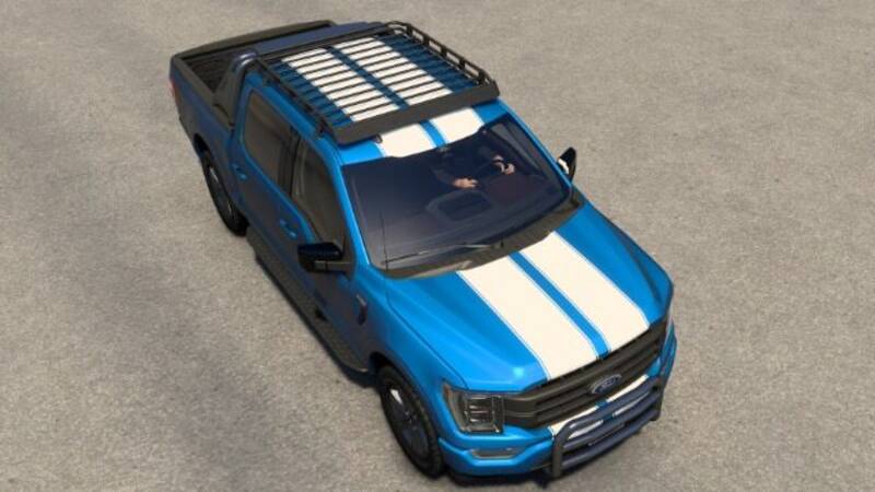Ford F-150 – Twin Stripe Skin - Thumbnail 1