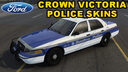 Ford Crown Victoria Polizei-Lackierungen