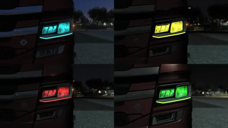 Scania Custom Headlights Pack - Thumbnail 1