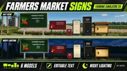 Signs for the Farmer's Market