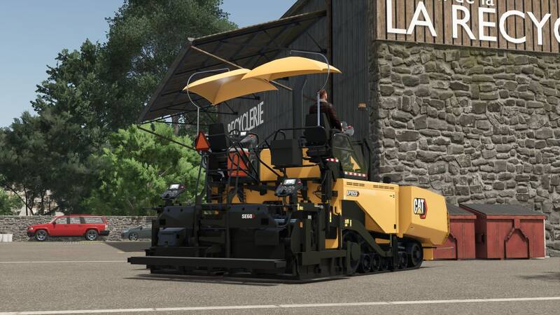 Caterpillar AP1055F Asphalt Paver - Thumbnail 1
