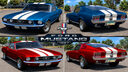 1967 Ford Mustang – Matte Metallic Racing Stripes