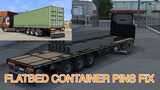 Flatbed With Container Pins Fix Mod Thumbnail