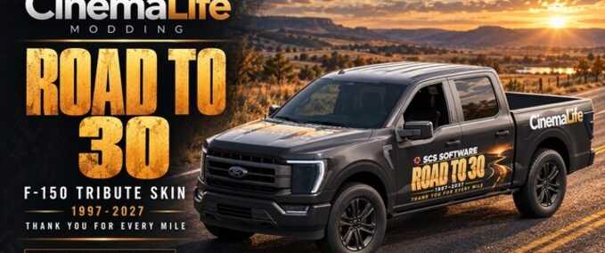 CinemaLife Road to 30 F-150 Tribute Paint Job thumbnail 3