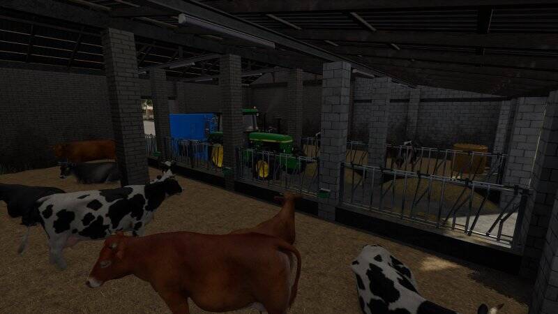 Large Barn with Cows - Thumbnail 1