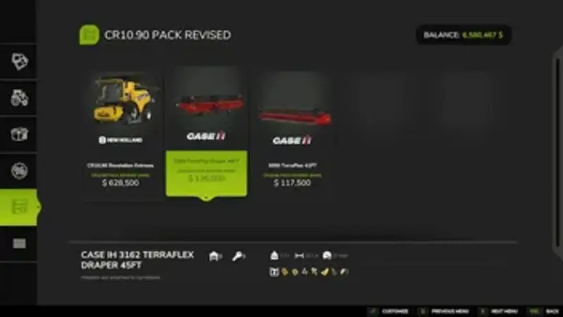 New Holland CR10.90 Revelation Pack - Thumbnail 1