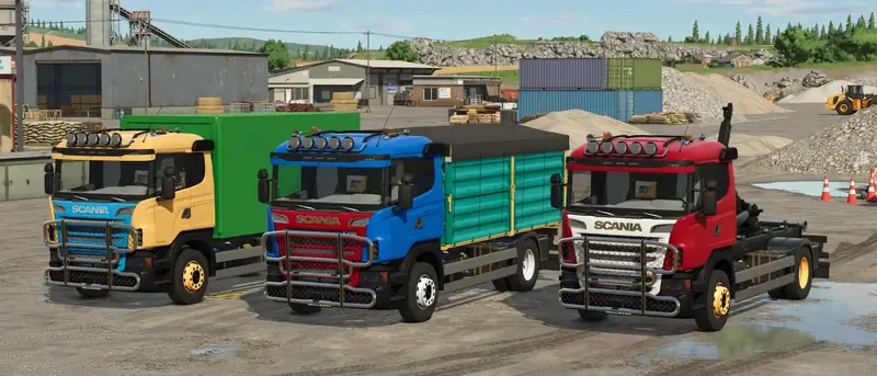 Scania R Box, HKL and Grain Trucks - Thumbnail 1