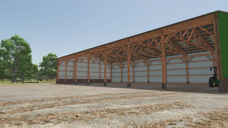 French Agricultural Shed - Thumbnail 1