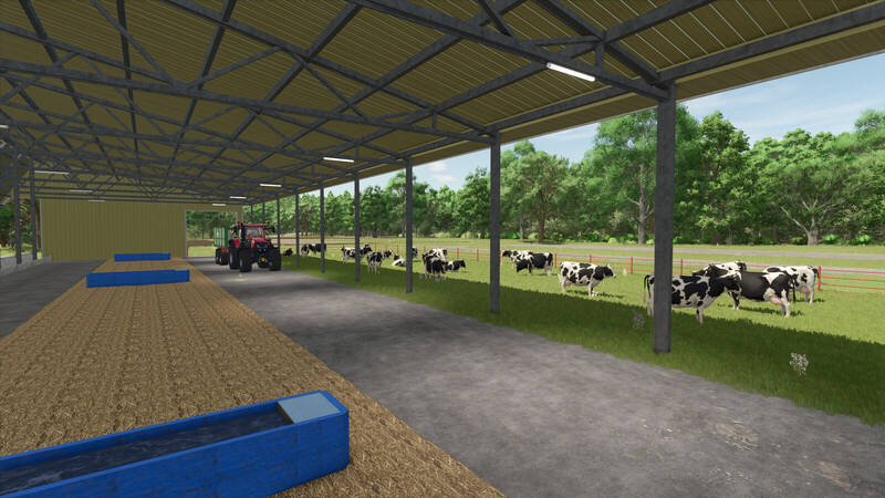 Monoslope Rindermaststall - Thumbnail 1