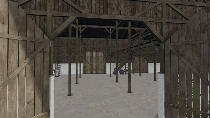 Alte bayerische Holzhalle mit Heuboden - Thumbnail 1