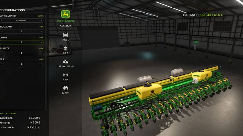 John Deere 2126 CCS Pflanzmaschine - Thumbnail 1
