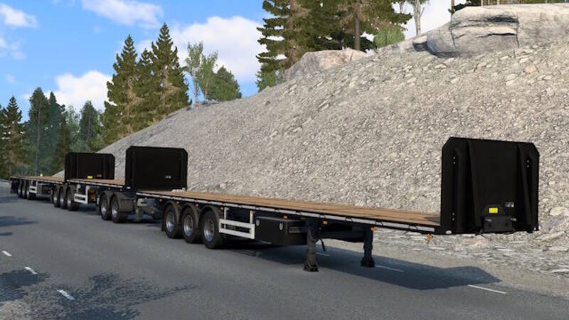 Triple Flatbed Trailer Australia Spec - Thumbnail 1