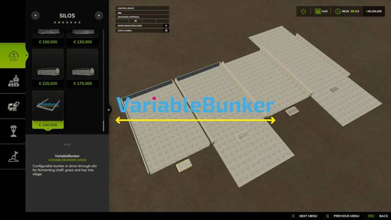 Variables Bunkersilo - Thumbnail 1