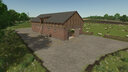 Sheep and Goat Barn with Bale Storage