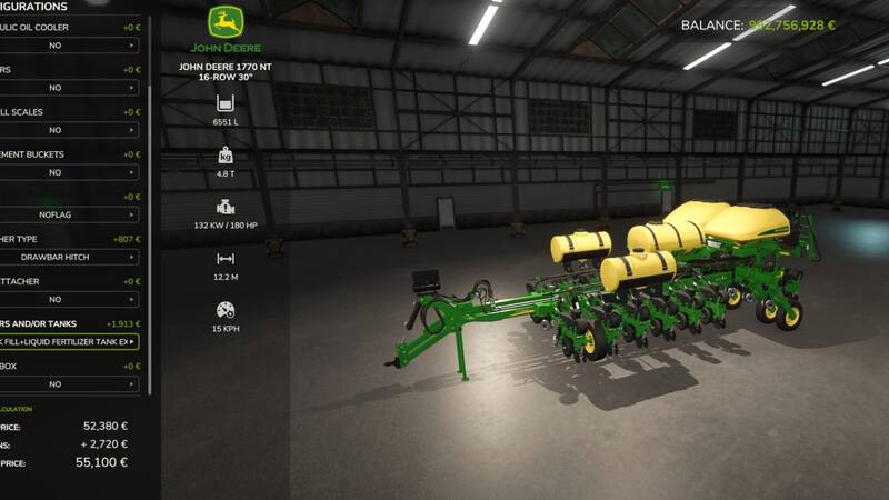 John Deere 1770 NT RCR Planter - Thumbnail 1