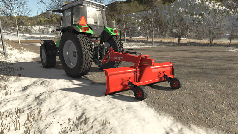 Igland RB2870 Rear-Mounted Snow Blade - Thumbnail 1