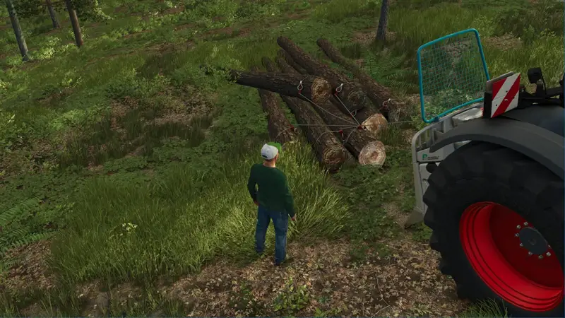 Unlimited Number of Trees on Winch Ropes - Thumbnail 1