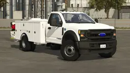 Ford F-600 Service Truck with Altec Bucket