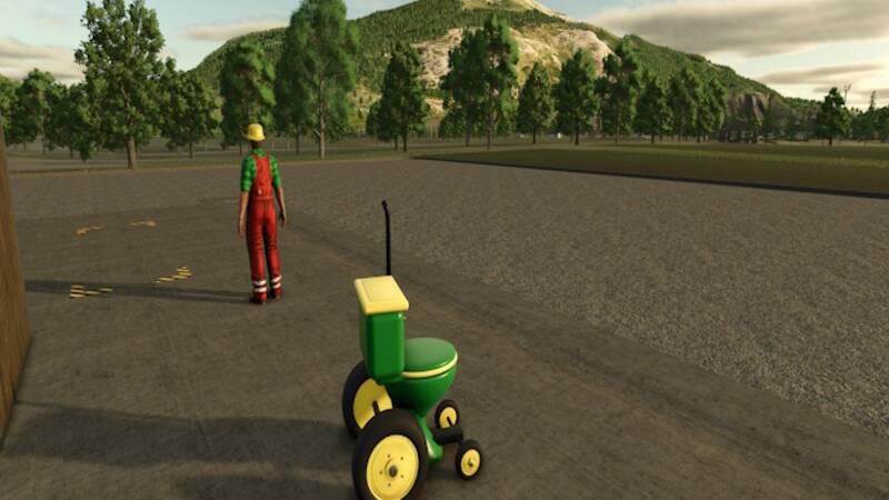 John Deere Crap-R Parodietraktor - Thumbnail 1
