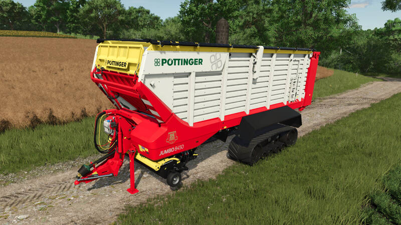 PÖTTINGER JUMBO 8450 DBT Loader Wagon