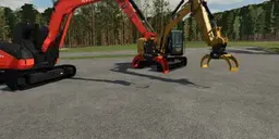Cat- und Kubota-Baggergreifer