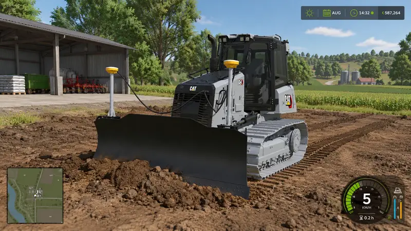 Cat D4 Raupenplanierer - Thumbnail 1