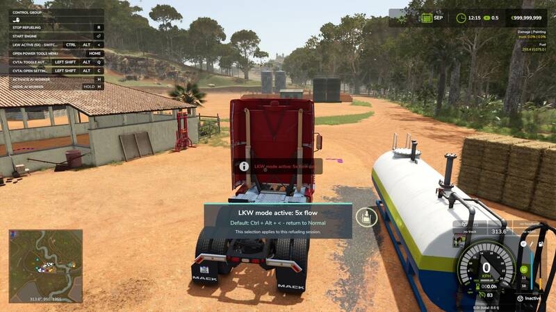 Switchable 5x Refueling Speed for Trucks - Thumbnail 1