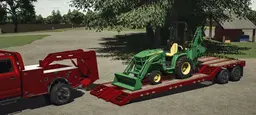 Davis Gooseneck-Lowboy-Anhänger