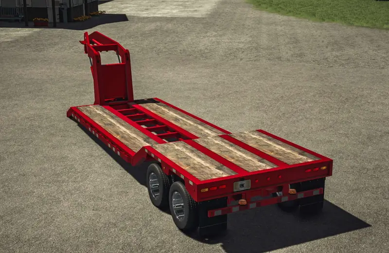 Davis Gooseneck-Lowboy-Anhänger - Thumbnail 1